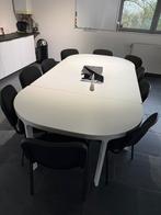 Vergadertafel + 10 stoelen, Huis en Inrichting, Ophalen, Zo goed als nieuw