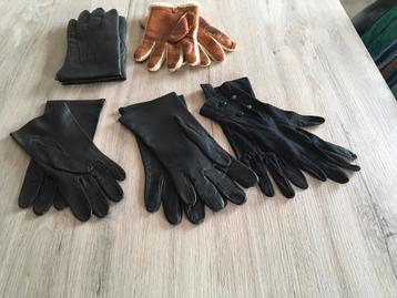 Handschoenen in stof, leder… 5 paar voor 15 euro beschikbaar voor biedingen