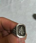 Ring RVS met Osmanlı tuğrası – Binnenmaat 19 / 21 / 22, Enlèvement ou Envoi