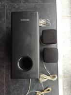 Samsung subwoofer met 2 kleine surround boxen, Comme neuf, Enlèvement ou Envoi, Subwoofer