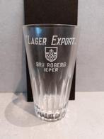 Geuze glas lager export brouwerij roberg ieper, Comme neuf, Enlèvement ou Envoi