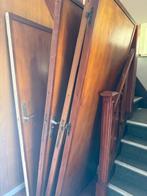 set van 7 binnendeuren in eik (met beslag), Ophalen, Gebruikt, 80 tot 100 cm, Binnendeur