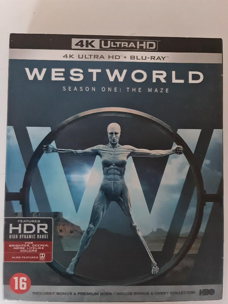 West World seizoen 1 : The Maze 4K + Blu-Ray, Cd's en Dvd's, Blu-ray, Zo goed als nieuw, Tv en Series, Boxset, Ophalen of Verzenden
