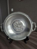 Zeer mooie tinnen schotel, Ophalen