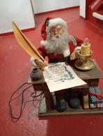 Schrijvende kerstman , beweegt ,licht, Ophalen, Gebruikt
