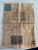 Zeldzame sportkrant uit 1977–originele GvA Weekend Sport, Verzamelen, Tijdschriften, Kranten en Knipsels, Ophalen, 1960 tot 1980