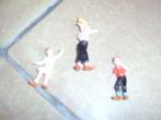 3 figurines bob et bobette et tante Sidonie, Gebruikt, Ophalen of Verzenden, Suske en Wiske