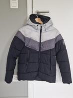 Winterjas maat 152 (12 jaar) zwart/grijs C&A DLOAD, C&A, Jongen of Meisje, Ophalen of Verzenden, Zo goed als nieuw