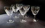 Val St Lambert, 6 grands verres cristal "Montana", Antiquités & Art, Enlèvement ou Envoi