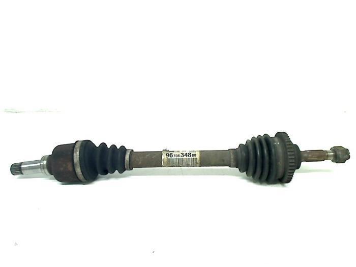 Aandrijfas links-voor van een Peugeot 206, Auto-onderdelen, Remmen en Aandrijving, Peugeot, Gebruikt, 3 maanden garantie, Ophalen of Verzenden