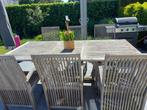 Tuinstel teak, Ophalen, Gebruikt, 6 zitplaatsen, Teakhout