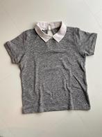 Grijze T-shirt met witte kraag (Subdued - M), Maat 38/40 (M), Ophalen of Verzenden, Korte mouw, Grijs