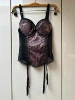 Guêpière noire et rose satinée Etam - Taille 36 *, Vêtements | Femmes, Etam, Enlèvement ou Envoi, Noir, Body ou Corset