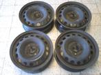 4 stalen velgen 14 inch, 15 inch, 16 inch, VW, seat, skoda, Ophalen, Gebruikt, Velg(en), Overige maten