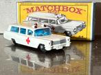 Matchbox 54 S&S Cadillac Ambulance & box, Matchbox, Zo goed als nieuw, Auto, Verzenden