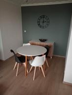 Table ronde avec chaises, Maison & Meubles, Tables | Tables à manger, Enlèvement ou Envoi, Comme neuf