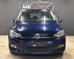 VW Touran 1.6 TDI 7 zitplaatsen, Auto's, 4 cilinders, Blauw, Bedrijf, 5 deurs