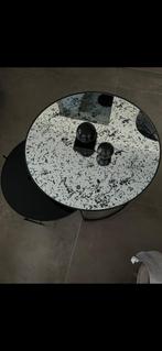 TABLE DE SALON Maison du monde et Zuiver, Comme neuf, Métal, Rond, Moderne