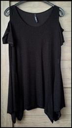 Zwart glinsterende tuniek Paprika L 48, Ophalen of Verzenden, Zo goed als nieuw, Paprika, Blouse of Tuniek