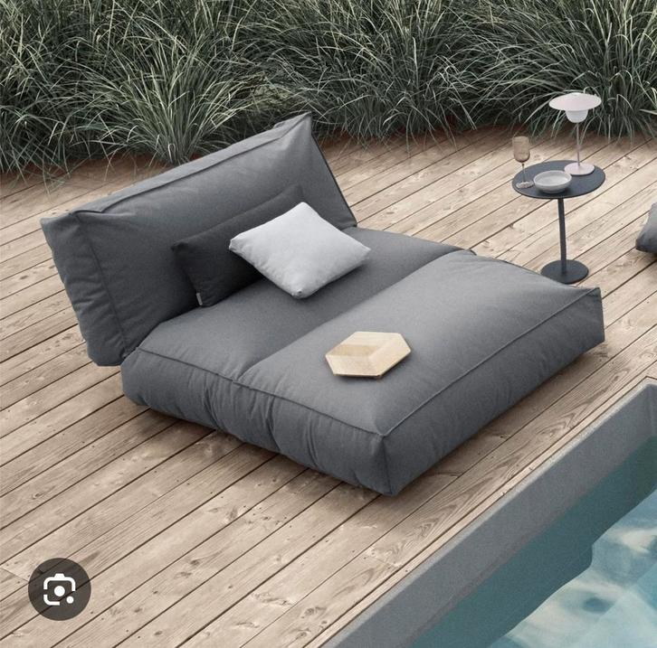 Blomus Stay ligbed large coal, Tuin en Terras, Ligbedden, Zo goed als nieuw, Ophalen