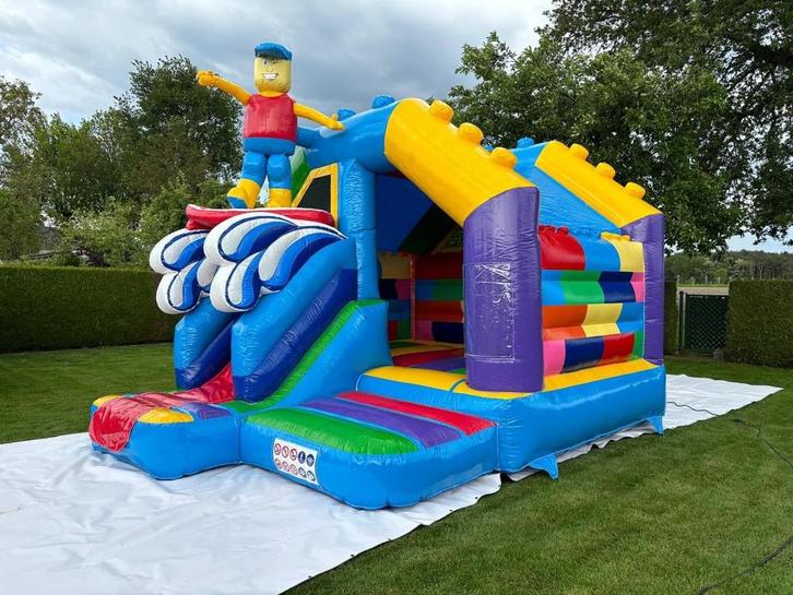 Springkasteel Lego te huur, Enfants & Bébés, Jouets | Extérieur | Coussins gonflables, Enlèvement