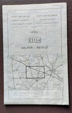Stafkaart Aalter- Nevele. Uitgave 1969, Ophalen of Verzenden, Gelezen