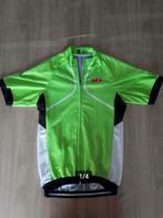 Fietsshirt + fietsbroek met zeem (tiener), Comme neuf, Vert, Course à pied ou Cyclisme, Taille 46 (S) ou plus petite