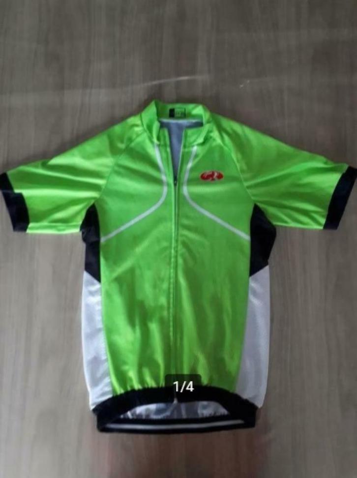 Fietsshirt + fietsbroek met zeem (tiener), Kleding | Heren, Sportkleding, Zo goed als nieuw, Hardlopen of Fietsen, Maat 46 (S) of kleiner