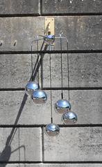 Vintage Cascade Lamp Chroom, Antiek en Kunst, Ophalen