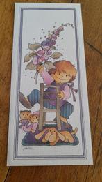 vintage retro wenskaart JAKLIEN/ jacqueline moerman, Ophalen of Verzenden, Ongelopen