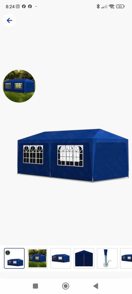 Tent in goede staat 3 op 6, Tuin en Terras, Partytenten, Zo goed als nieuw, Ophalen