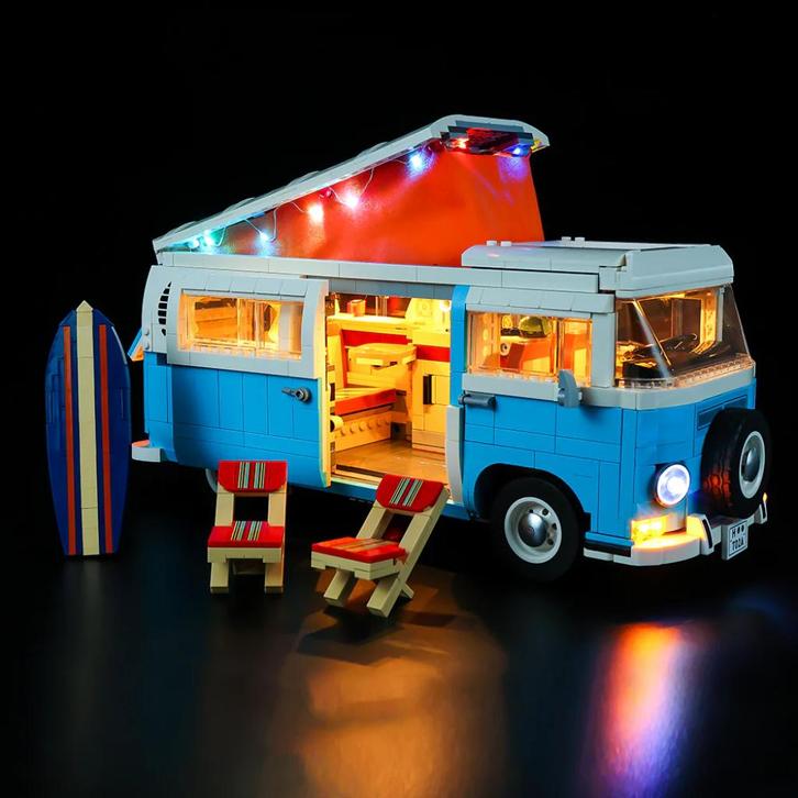 LED Verlichting voor 10279 Volkswagen T2 Camper Nieuw, Kinderen en Baby's, Speelgoed | Bouwstenen, Nieuw, Overige merken, Ophalen of Verzenden