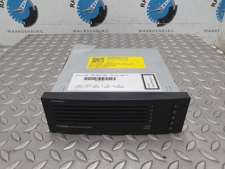 PEUGEOT 207 1.6 16V T SPORT CD / DVD / NAVIGATIE SPELER 2007, Auto-onderdelen, Overige Auto-onderdelen, Gebruikt, ARN erkend, Stiba lid