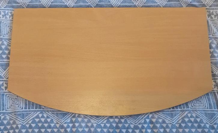 Plank met één afgeronde zijde, Doe-het-zelf en Bouw, Hout en Planken, Gebruikt, Plank, Beuken, Minder dan 200 cm, Minder dan 25 mm