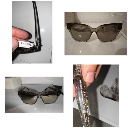 Lunette de soleil Jimmy Choo, Handtassen en Accessoires, Zonnebrillen en Brillen | Dames, Nieuw, Zonnebril, Overige merken, Overige kleuren