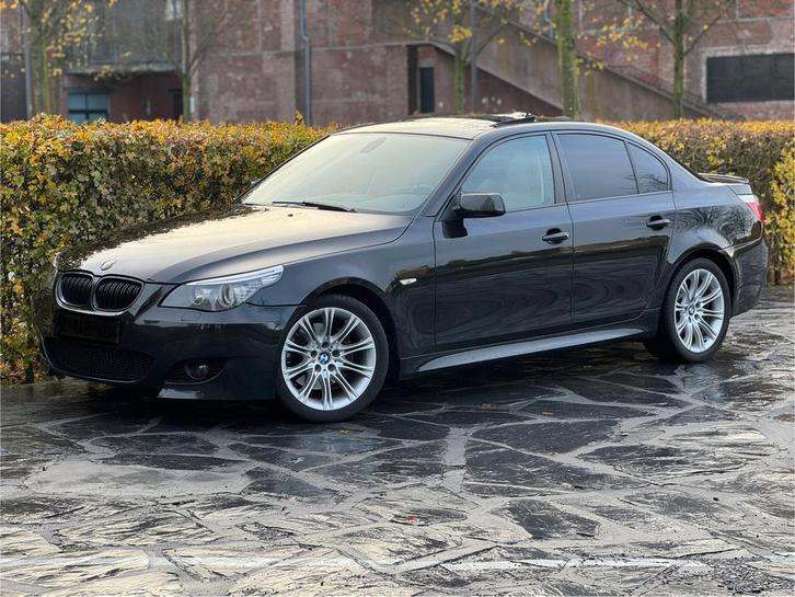 Bmw e60 525da/M-Pakket/Joystick/Facelift, Auto's, BMW, Bedrijf, Te koop, 5 Reeks, Diesel, Euro 4, Berline, 5 deurs, Automaat, Zwart