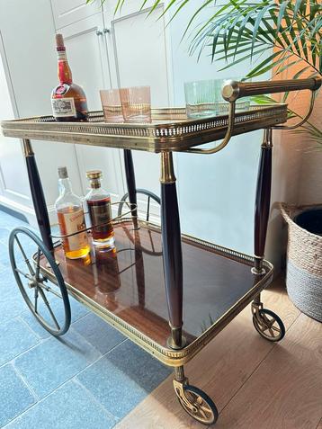 Chariot à boissons vintage, chariot de service, à boissons, Enlèvement, Utilisé