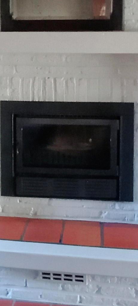 Flam inbouwcassette., Huis en Inrichting, Haarden, Gebruikt, Houthaard, Ophalen