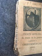texte officiel le drame de la passion à Oberammergau 1910, Ophalen of Verzenden
