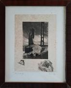 ROPS Felicien "La peine de mort" heliogravure, Antiek en Kunst, Kunst | Etsen en Gravures, Ophalen of Verzenden