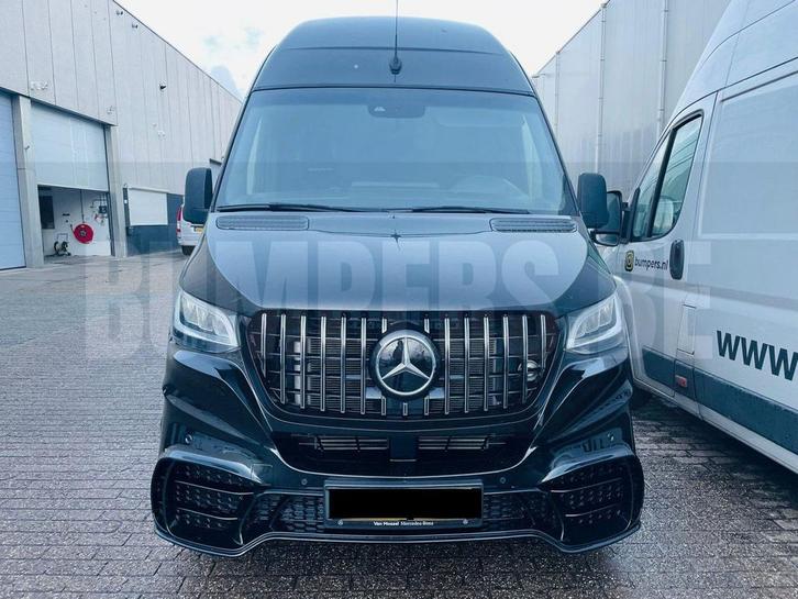 MERCEDES SPRINTER W907 AMG SPORT PETRONAS VOORBUMPER GT GRIL, Auto-onderdelen, Carrosserie, Bumper, Voor, Gebruikt, 6 maanden garantie