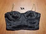 (127) - bustier femme t.XS noir - shein -, Enlèvement ou Envoi, Comme neuf, SHEIN, Taille 34 (XS) ou plus petite
