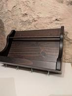 Donker hout wandmeubel met kapstok, Huis en Inrichting, Zo goed als nieuw, Minder dan 100 cm, Hout, Ophalen