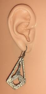 oorbellen hangers ornament met marmer patroon, Bijoux, Sacs & Beauté, Boucles d'oreilles, Autres matériaux, Pendantes, Envoi, Blanc