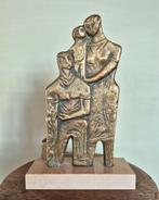 Het gezin - modernistisch hoogreliëf in brons, Ophalen