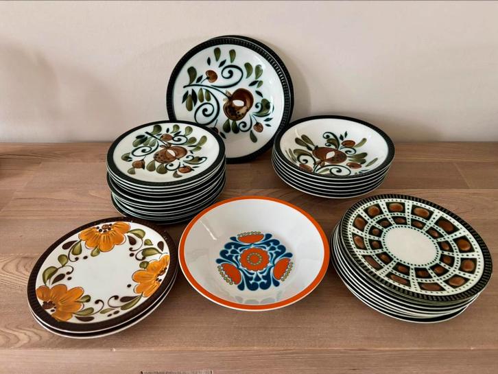 Boch vintage servies restanten bernadette argenteuil enz, Antiek en Kunst, Antiek | Servies los, Ophalen of Verzenden