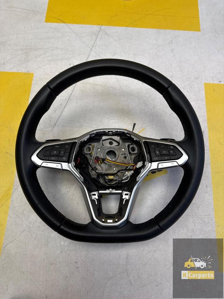 VW Golf 8 Volant Cuir MF+ACC+VIEW+F1 5H0419089EP, Autos : Pièces & Accessoires, Commande, Volkswagen, Utilisé