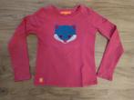 Fuchsia longsleeve met vos - Love Therapy - 8 jaar (eerder 7, Enfants & Bébés, Fille, Chemise ou À manches longues, Utilisé, Enlèvement ou Envoi