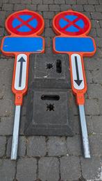 Set E3 verbodsborden parkeerverbod, Doe-het-zelf en Bouw, Ophalen, Zo goed als nieuw