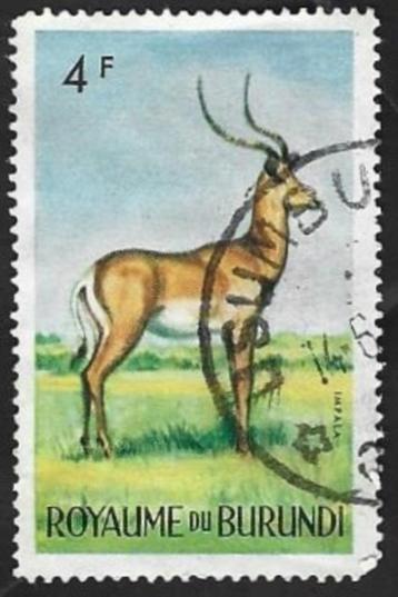 1 Postzegel Burundi 1964 Dieren beschikbaar voor biedingen